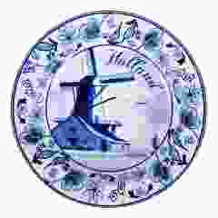 Metalen Asbak  "Hollandse Molen"