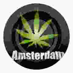 Asbak "Wietblad Amsterdam"