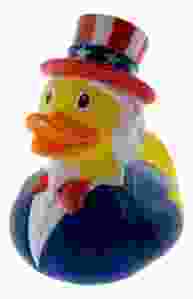 Badeend Uncle Sam