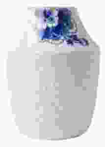 Blauw Bloesem Vaas 3, 11 cm