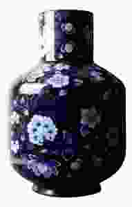 Hoge bolvaas Zwart, 35 cm