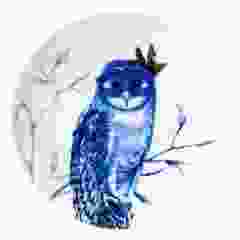 Wandbord "De Uil" , 16 cm