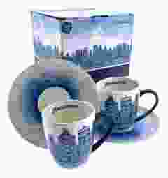 Amsterdam Koffie Kop en Schotel Set - 2 stuks