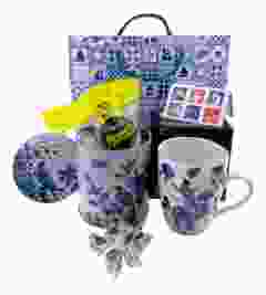 Delfts Blauwe cadeauset Hopjes "Vogels"