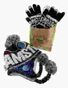 Cadeauset "Blauwe Winter" - Muts en handschoenen