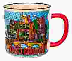 Beker 'City Vibes' Amsterdam klein - in cadeaudoosje