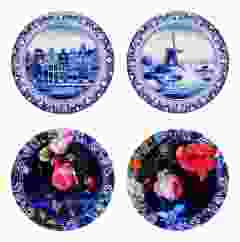 Onderzetters Hollandse schilderijen set van 4