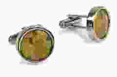 Manchetknopen Zonnebloemen in kadodoosje