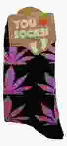 Dames Sokken "Paarse Wietsokken" - 35-41