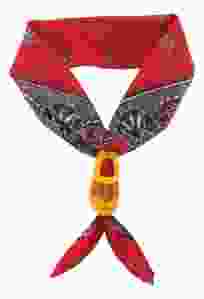 Geel Houten dasklomp met Boerensjaal Paisley