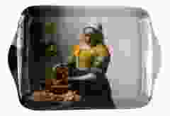 Dienblad met het Melkmeisje, Vermeer