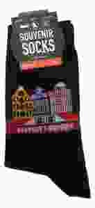 Heren Sokken "Grachtenhuizen Amsterdam - Zwart" - 40-46