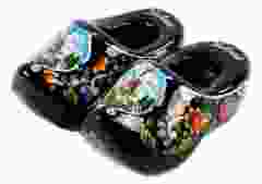 Klompmagneet Zwart, Dubbel 4 cm