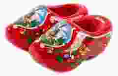 Klompmagneet Rood, Dubbel 5 cm