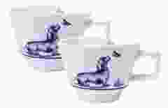 Espresso Kopjes Teckel (set van 2)