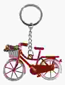 Sleutelhanger "Rode fiets met mand"  - Holland