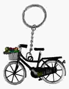 Sleutelhanger "zwarte fiets"  - Amsterdam