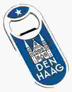 Flesopener Den Haag Blauw
