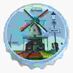Flesopener / Koelkastmagneet "Hollandse Molen"