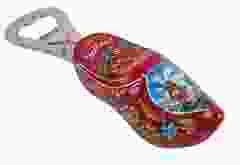 Houten klomp flesopener rood, 8 cm