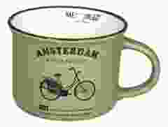 Mok Memoriez - Amsterdamse Fiets - Forest Green - Klein