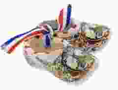 Gekleurde keramieke klompjes, 5cm