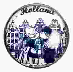 Glasmagneet "Kussend Paar"