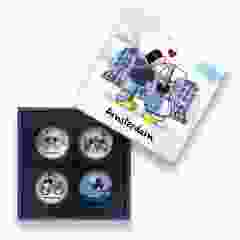 Glasmagneten Cadeaudoosje "Kussend Paar"