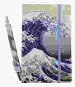 Notitieboekje "The Great Wave off Kanagawa" - met Pen