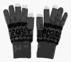 Mannenhandschoenen Graig Amsterdam Zwart / Wit/ Grijs