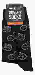 Heren Sokken "Fietsen - Zwart" - 40-46