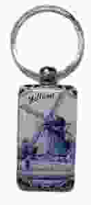 Sleutelhanger molen delftsblauw