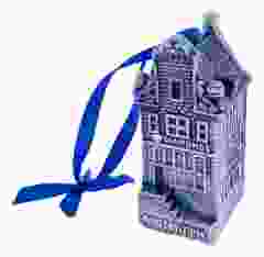 Hanger grachtenhuisje met lintje