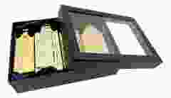 Gold-colored Canal Houses Set in Gift Box