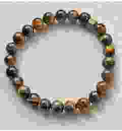 Armband 8mm Tijgeroog kralen