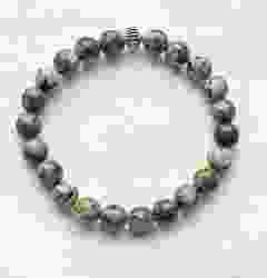 Armband groene Afrikaanse Turkoois kralen, 19cm