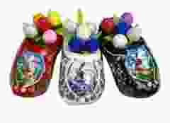 Tulpen klomp magneetjes, 4 cm , 3 stuks