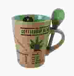 Mok Amsterdam coffeeshop met lepel in cadeaudoosje