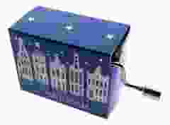 Muziekdoosje - Grachtenhuisjes