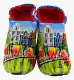 Klompsloffen "Amsterdamse Tulpen" (39-41) 