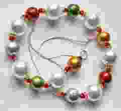 Kerst slinger goudkleurig