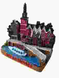 Miniatuur 3D Oudekerksplein Amsterdam