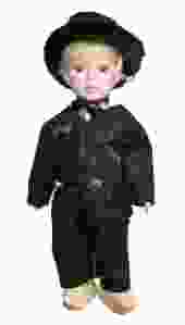 Klederdrachtpop jongen, 26cm