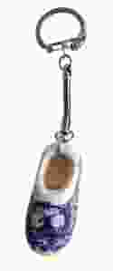 Sleutelhanger 1 DB keramisch klompje