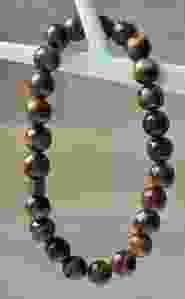 Bracelet 8mm Tiger eye beads