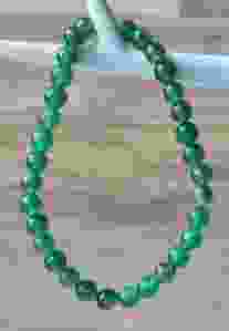Bracelet green 6mm Aventurine beads