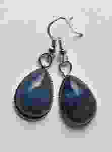 Set Lapis Lazuli drop earrings 18x13mm
