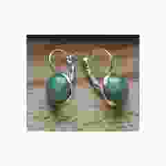 Set 10mm Aventurine leverback earrings