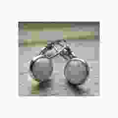 Set 12mm Rose quarts earrings, leverback