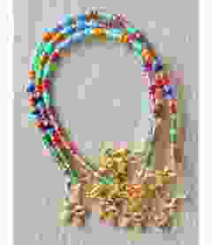 Bracelet with 3mm Miyuki seed beads in different colors